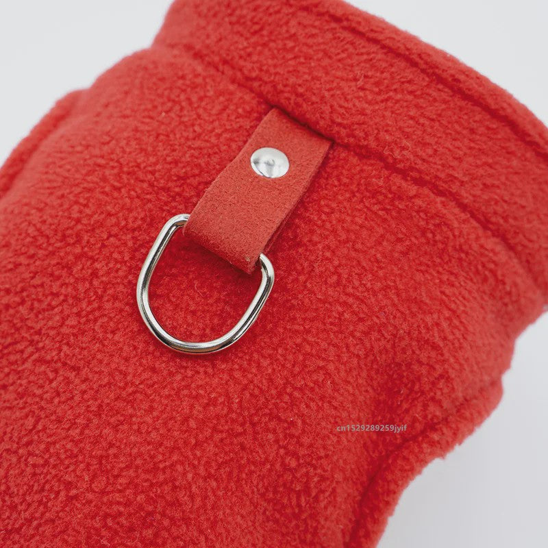 Warme Hondenkleding Winterjas Vest met D-ring voor Kleine Honden & Katten
