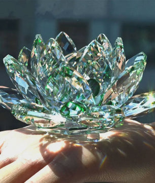Kristallen Lotusbloem Decoratie - Feng Shui Sieraad & Uniek Cadeau