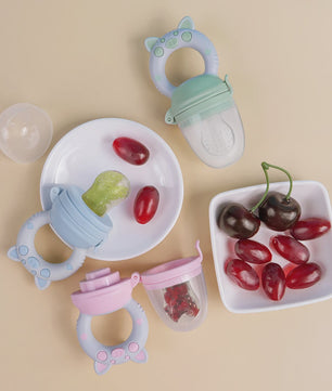Siliconen Fruit- en Groentespeen voor Baby's en Peuters (6-36 mnd) - Bijtspeen & Voeding
