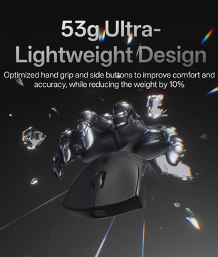 Rapoo VT7 MAX Draadloze Gaming Muis: 8K Polling Rate, Ultralicht & 750u Batterij