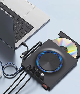 Draagbare Externe USB 3.0 Blu-ray/DVD Brander voor Laptop & Desktop