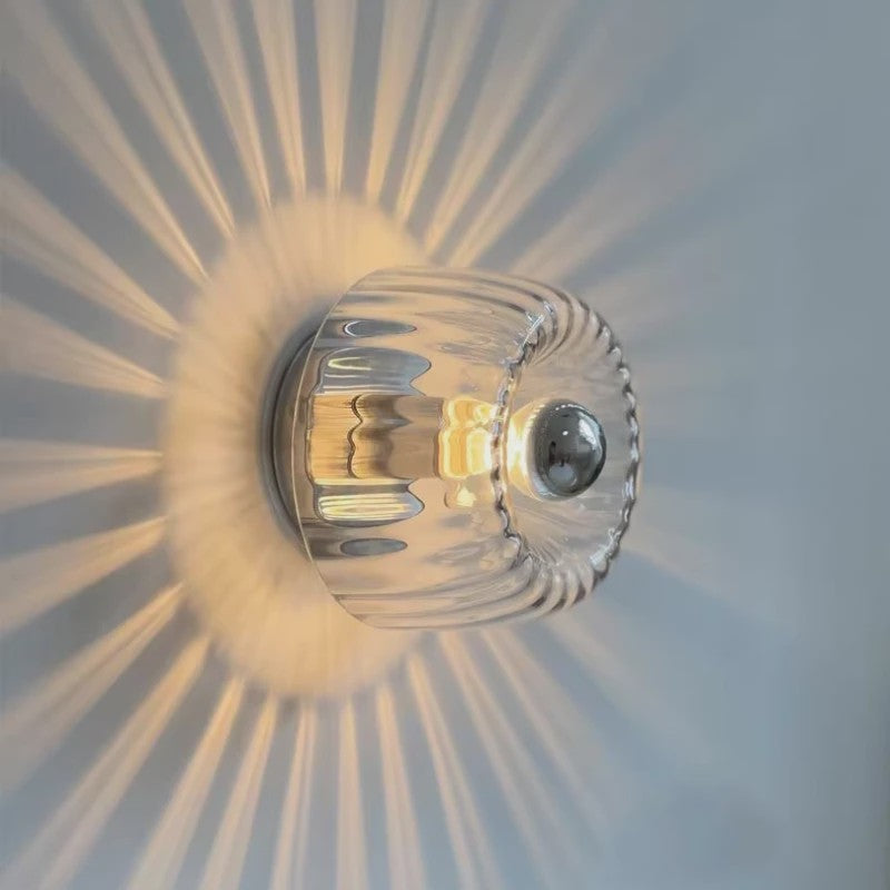 Moderne LED Plafondlamp Glas - Bauhaus Stijl, Retro Design voor Woonkamer, Hal & Corridor
