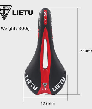 LIETU Fietzadel - Comfortabel MTB & Racefiets Zadel met Siliconen Gel Kussen en Antislip Grip