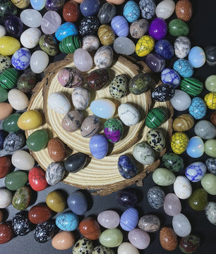 Natuurstenen Ei - Kleine Gepolijste Steen voor Meditatie, Stressverlichting & Decoratie