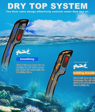 Professionele Duikbril en Snorkel Set voor Volwassenen - Panoramisch Zicht & Duurzaam Gehard Glas