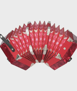 Concertina Accordeon 20 Knoppen - Anglo Stijl Muziekinstrument voor Kinderen