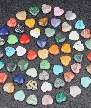 Hartvormige Kristalstenen Mix - Decoratie & Healing (10/20/30 Stuks)