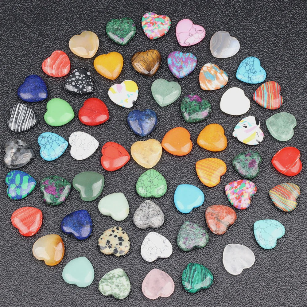 Hartvormige Kristalstenen Mix - Decoratie & Healing (10/20/30 Stuks)