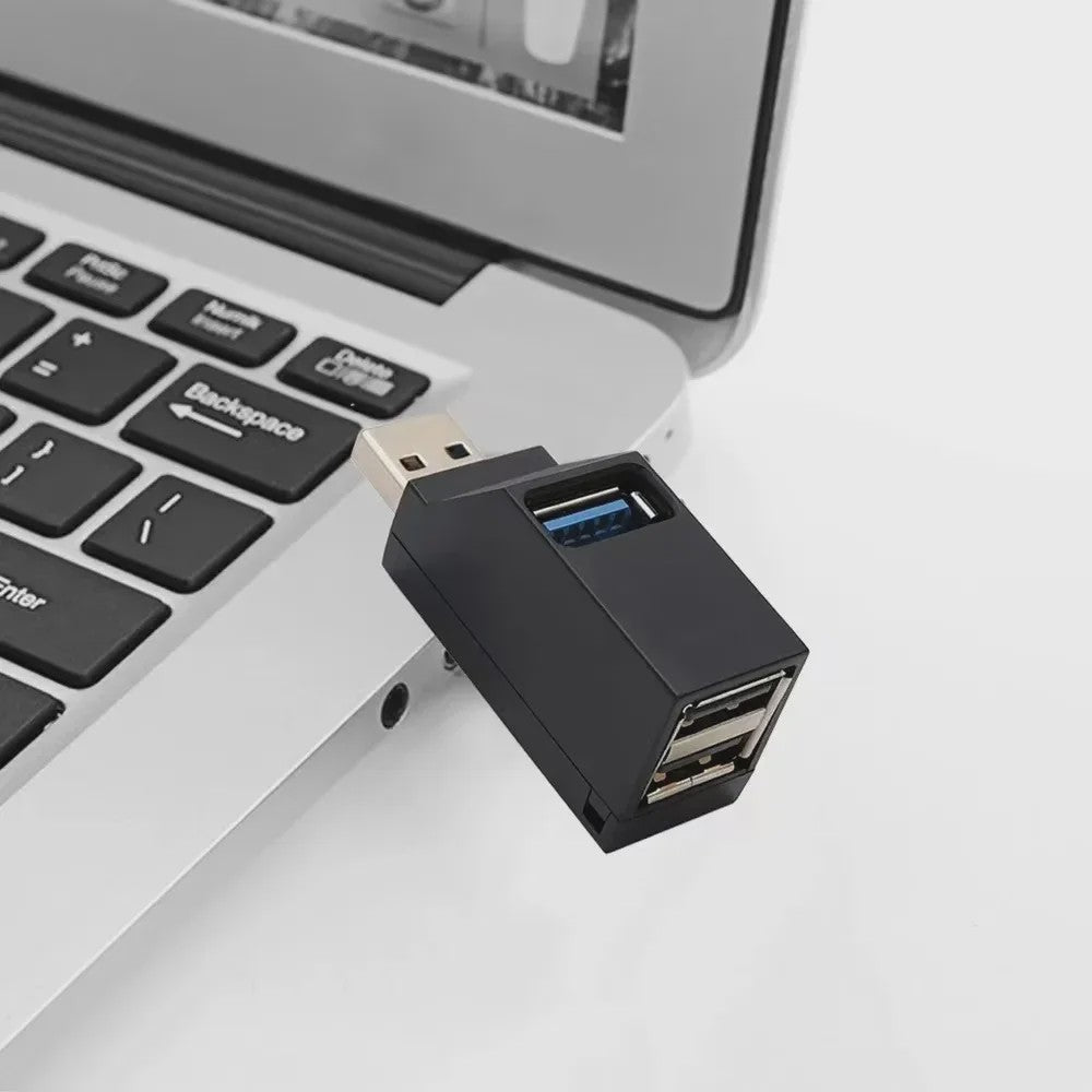 USB 3.0 Hub Extender met 3 Poorten: 1x USB 3.0 & 2x USB 2.0