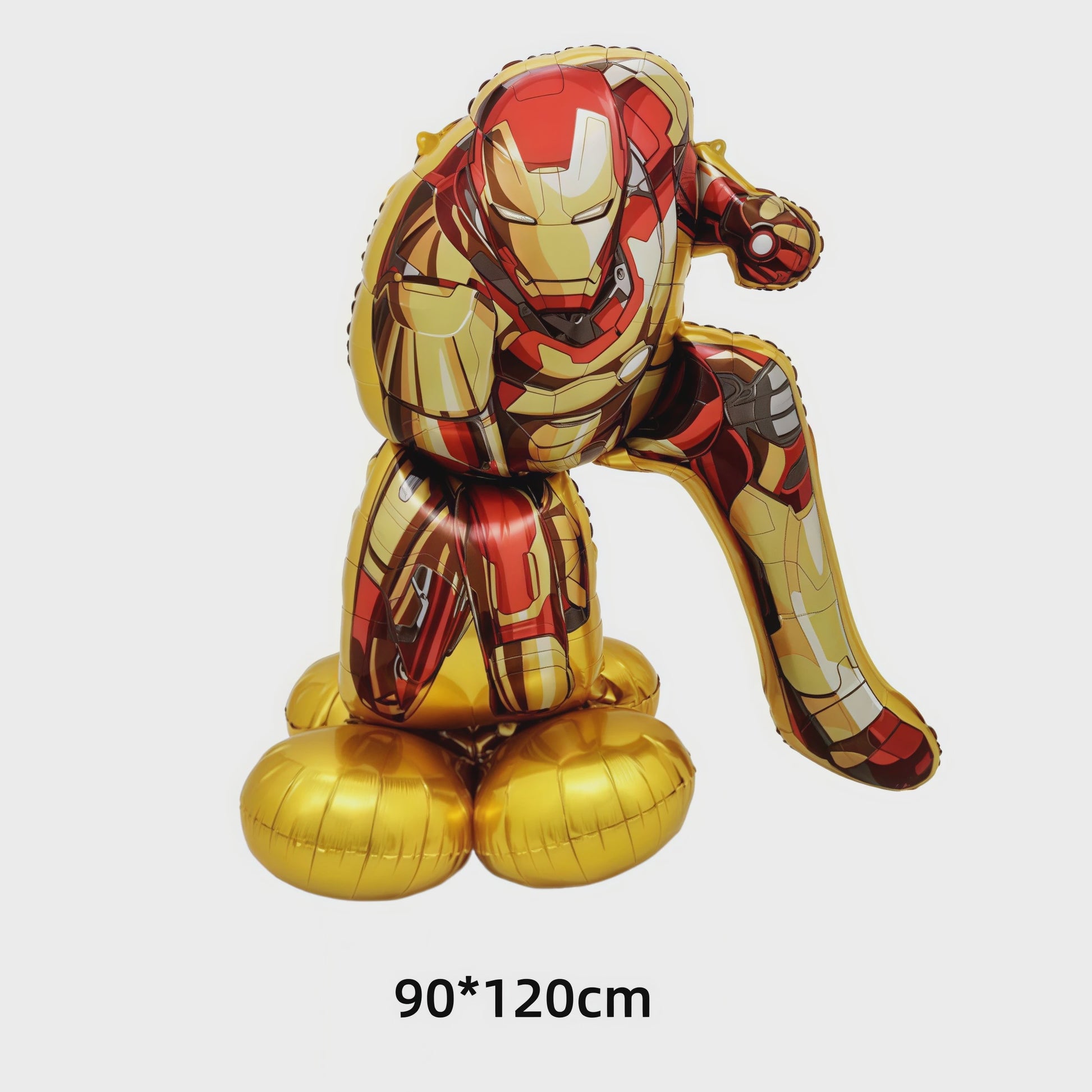 Superheld Folieballonnen Set: Spiderman, Batman, Iron Man & Captain America - Feestdecoratie