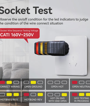 NOYAFA NF-8401 Circuit Breaker Finder & Socket Tester - Elektrisch Diagnostisch Gereedschap