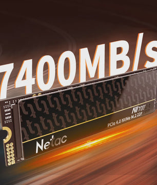 Netac NV7000-t NVMe SSD 2TB PCIe 4.0 M.2 2280 - 7400MB/s Leessnelheid