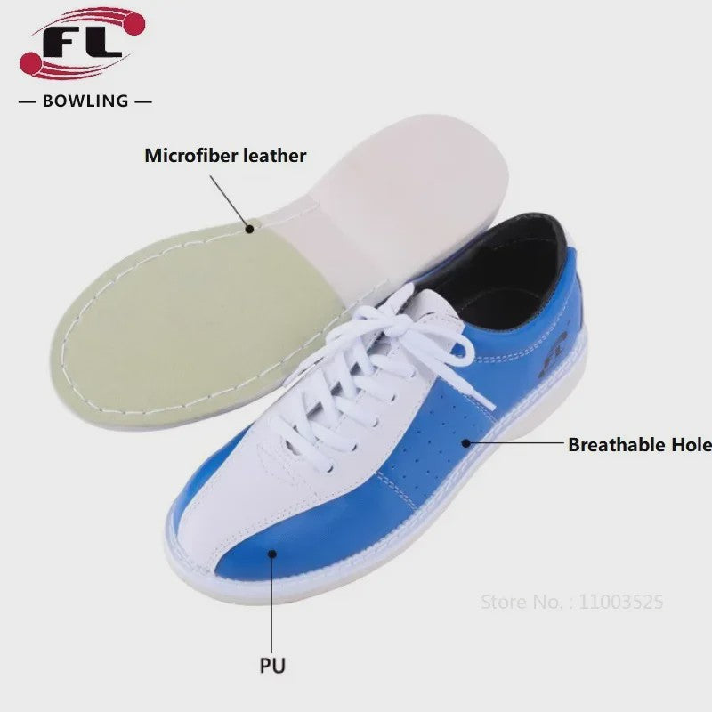 Unisex Ademende Bowling Schoenen - Zacht Fiber Materiaal voor Beginners & Training