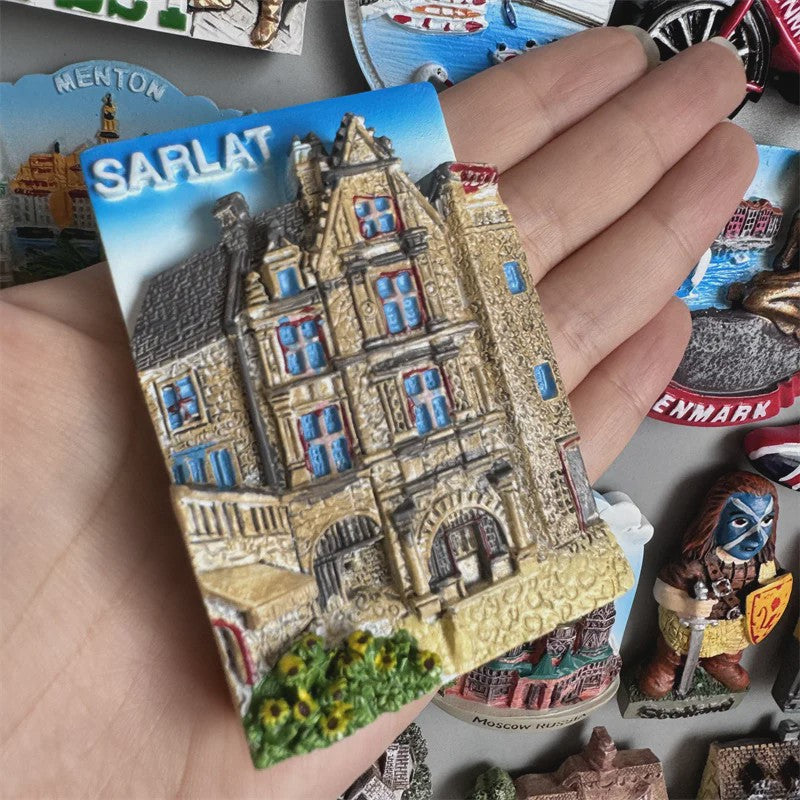 Set Koelkastmagneten: Wereldsteden & Iconische Locaties - Ibiza, Londen, Rome, Thailand & Meer