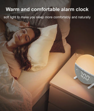 Sunrise Wekker met Wake-up Light, Nachtlamp en Sfeervolle Zonsopgang Simulatie