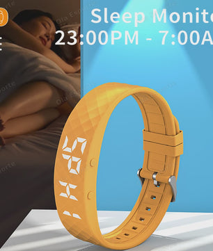 Trilwekker Armband Horloge - Stille Wekker voor Zware Slapers, Verstelbaar & Draagbaar