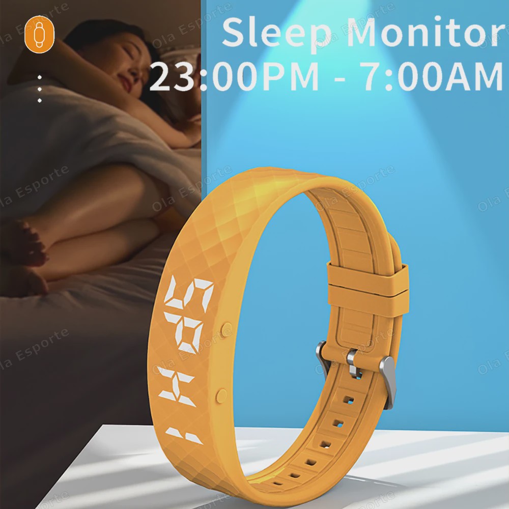 Trilwekker Armband Horloge - Stille Wekker voor Zware Slapers, Verstelbaar & Draagbaar