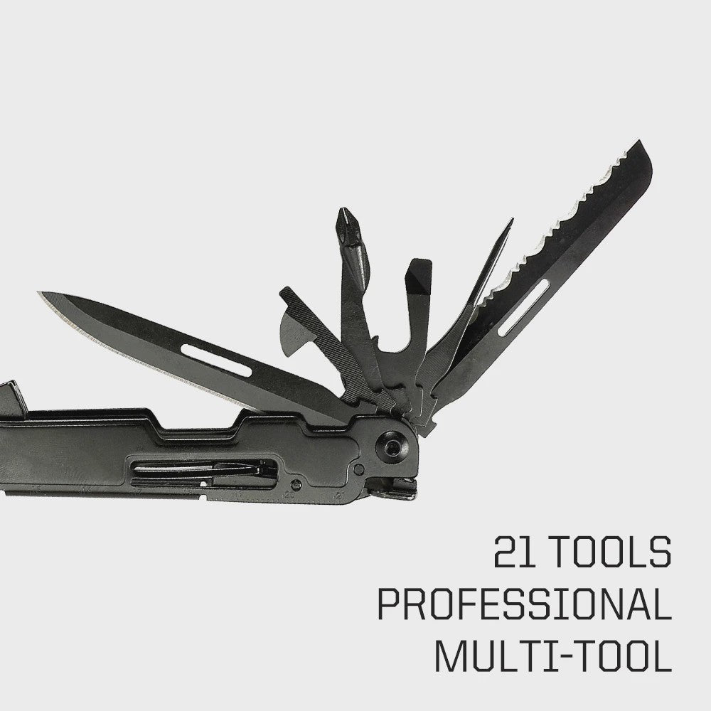 SOG PowerAccess Deluxe 21-in-1 Professioneel Multitool met Schede