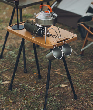 Opvouwbare Campingtafel - Lichtgewicht & In Hoogte Verstelbaar met Ophangmogelijkheden & Draagtas