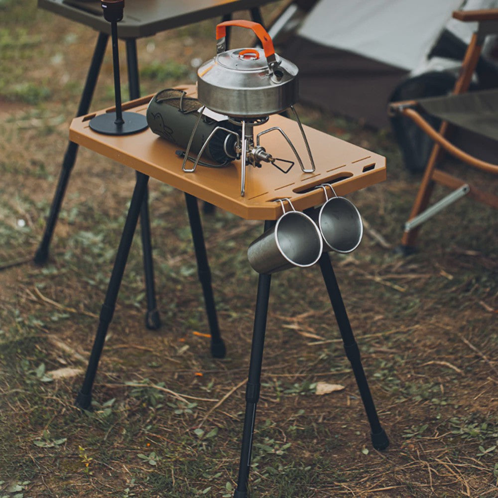 Opvouwbare Campingtafel - Lichtgewicht & In Hoogte Verstelbaar met Ophangmogelijkheden & Draagtas