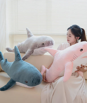 Grote Zachte Knuffel Haai Pluche Speelgoed 140cm - Leuk Cadeau voor Kinderen