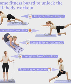 Opvouwbaar Fitness Board voor Thuis: Ab Roller & Core Training