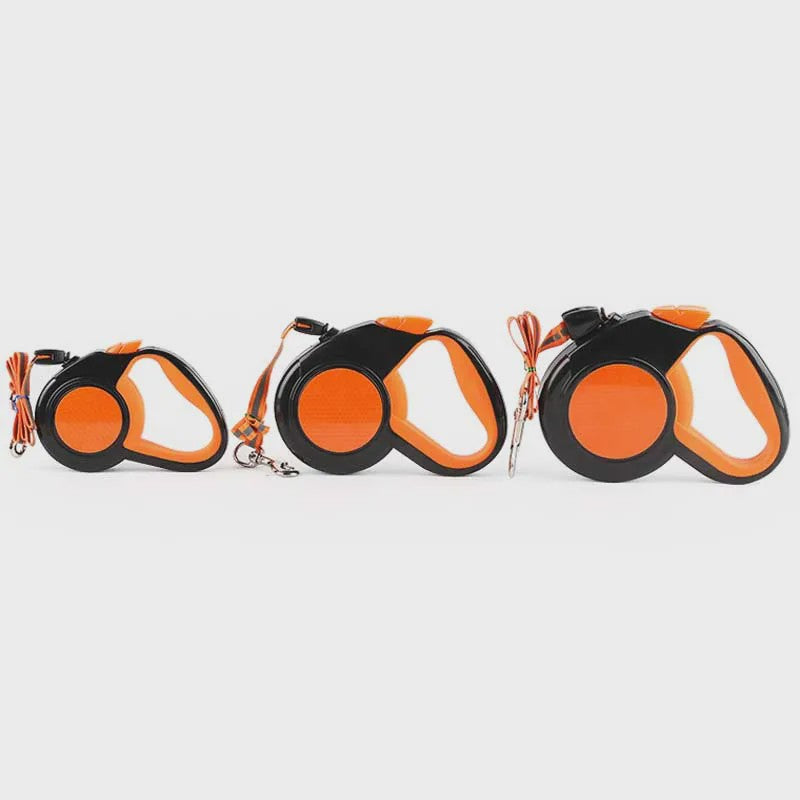 Intrekbare Hondentuig 3/5/8M met Reflectie - Robuust & Veilig met Eén Knop Vergrendeling