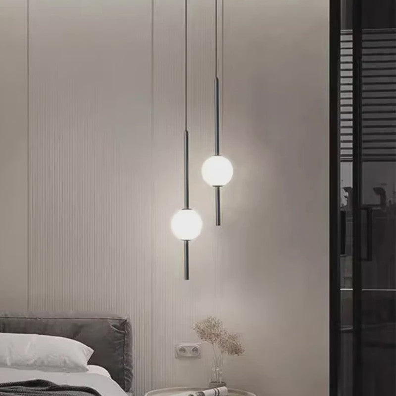 Moderne LED Hanglamp voor Slaapkamer en Nachtkastje - Stijlvolle Binnenverlichting