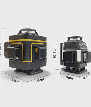 Pracmanu 4D 16-Lijn Groen Laserwaterpas met Afstandsbediening - Zelfnivellerend 360°