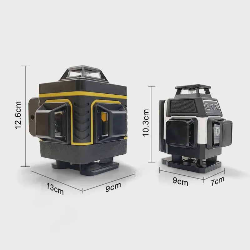 Pracmanu 4D 16-Lijn Groen Laserwaterpas met Afstandsbediening - Zelfnivellerend 360°