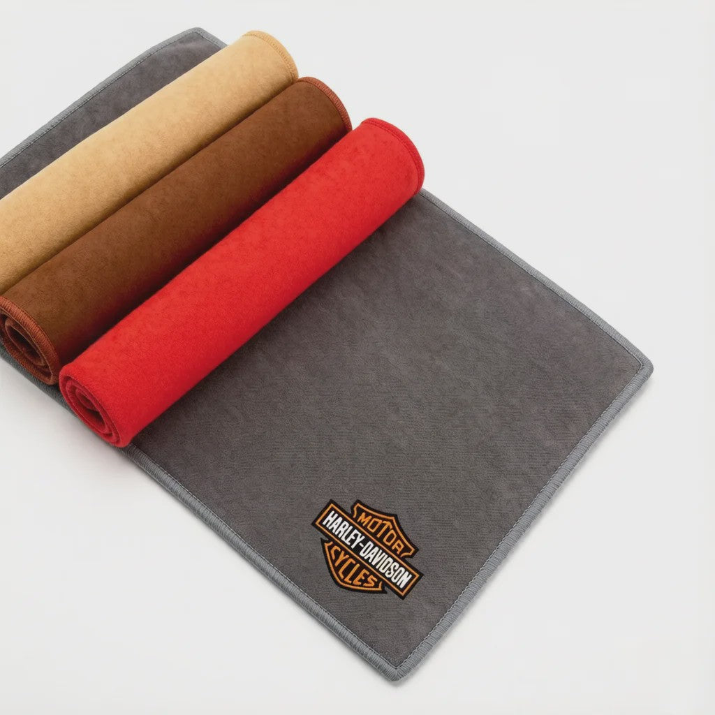 Set van 2 Harley Davidson Microvezel Doeken - Soft Drying Cloth voor Auto & Motor