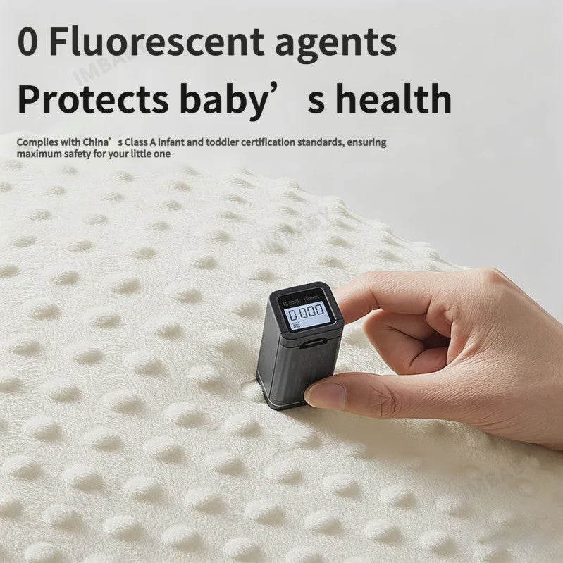 Ergonomisch Baby Voedingskussen - Ultra Zacht, Wasbaar & Rugondersteuning voor Comfortabel Voeden & Minder Spugen