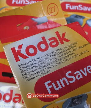 Kodak FunSaver Wegwerpcamera 35mm met Flits - Waterdicht - 27 Opnames