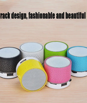 Draagbare Mini Bluetooth Speaker met Kleurrijke LED Verlichting en Handsfree Functie