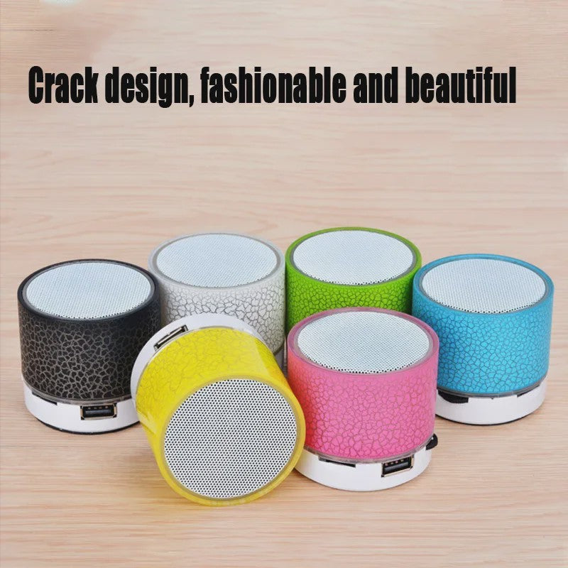 Draagbare Mini Bluetooth Speaker met Kleurrijke LED Verlichting en Handsfree Functie