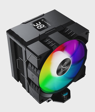 X-Gamerx Z-1300 CPU Air Cooler met Digitale Temperatuur Display en ARGB Ventilator
