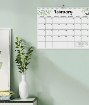 Kalender 2026-2027: Wandkalender Maandplanner 18 Maanden (Jan '26 - Jun '27) - 14x11 Inch