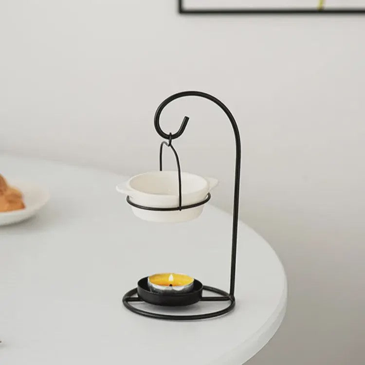 Sfeervolle Aroma Brander & Kaarsenhouder - Mozaïek Design voor Romantische Sfeer
