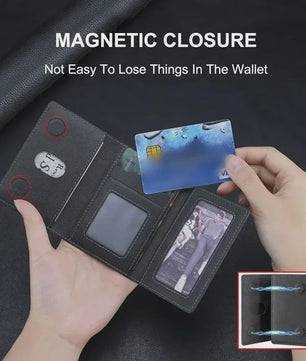 Magnetische Kaarthouder voor iPhone - PU Leer, Magsafe Compatibel