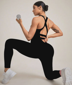 Naadloze Shapewear Bodysuit Dames met Buikcontrole en Criss-Cross Bandjes