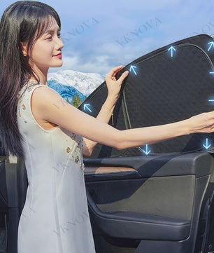 Set Zonneschermen voor Tesla Model 3/Y (2017-2025) - Privacy & UV Bescherming