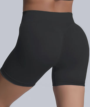 HISTELLO Seamless Biker Shorts Dames - Low Waist Scrunch Butt voor Fitness & Yoga