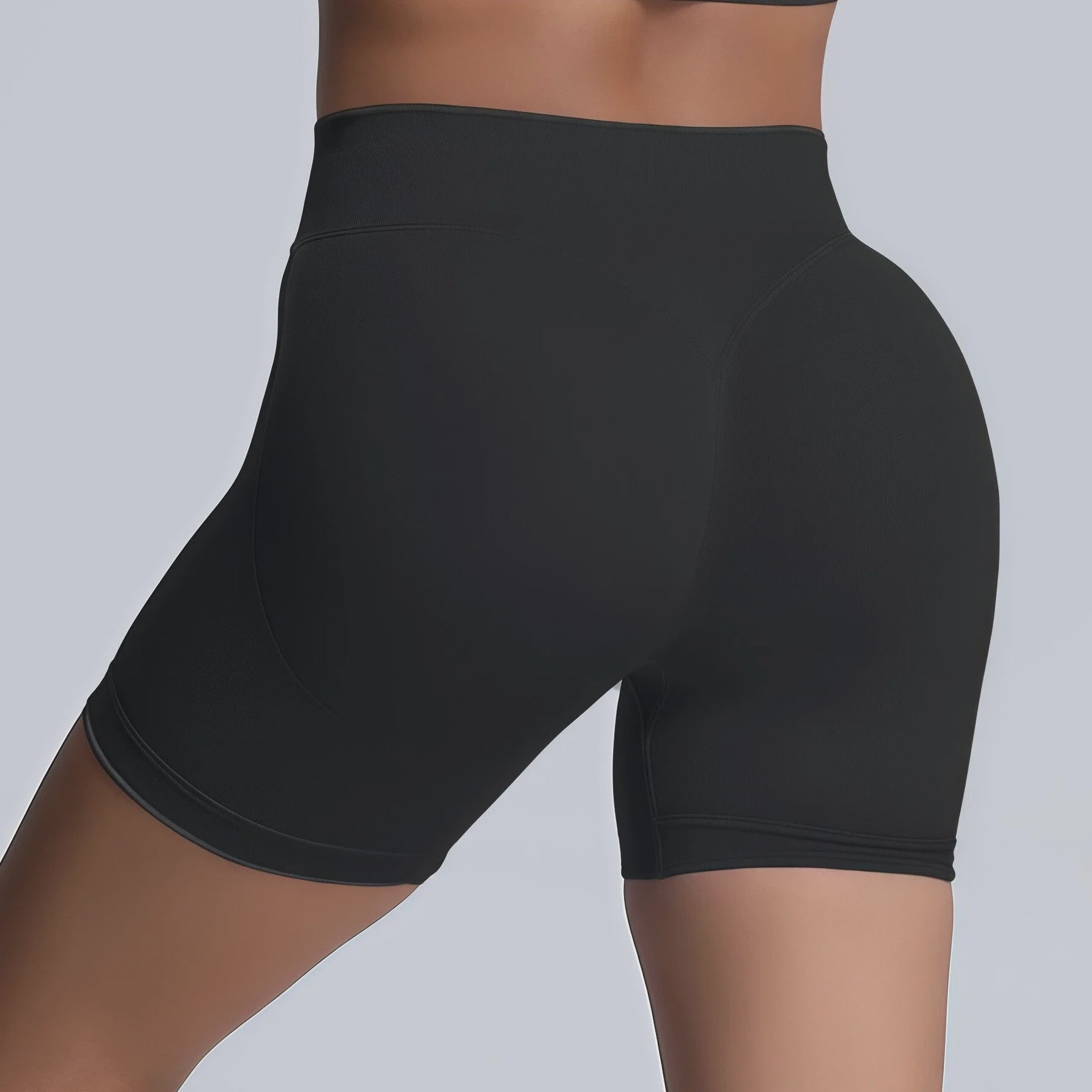 HISTELLO Seamless Biker Shorts Dames - Low Waist Scrunch Butt voor Fitness & Yoga