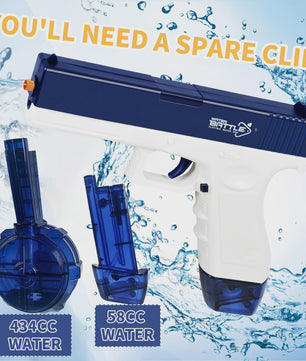 Elektrisch Waterpistool - Automatisch & Handmatig, 32FT Bereik, Oplaadbaar
