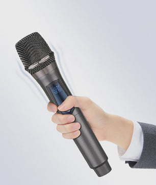 Draadloze UHF Microfoon Set - 2 Handheld Microfoons voor Karaoke, Feest, Presentatie & Vergadering