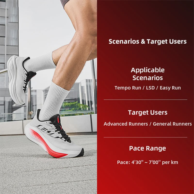 Qiaodan Leili TG 2.0 Marathon Hardloopschoenen - Hoge Veerkracht & Schokabsorptie