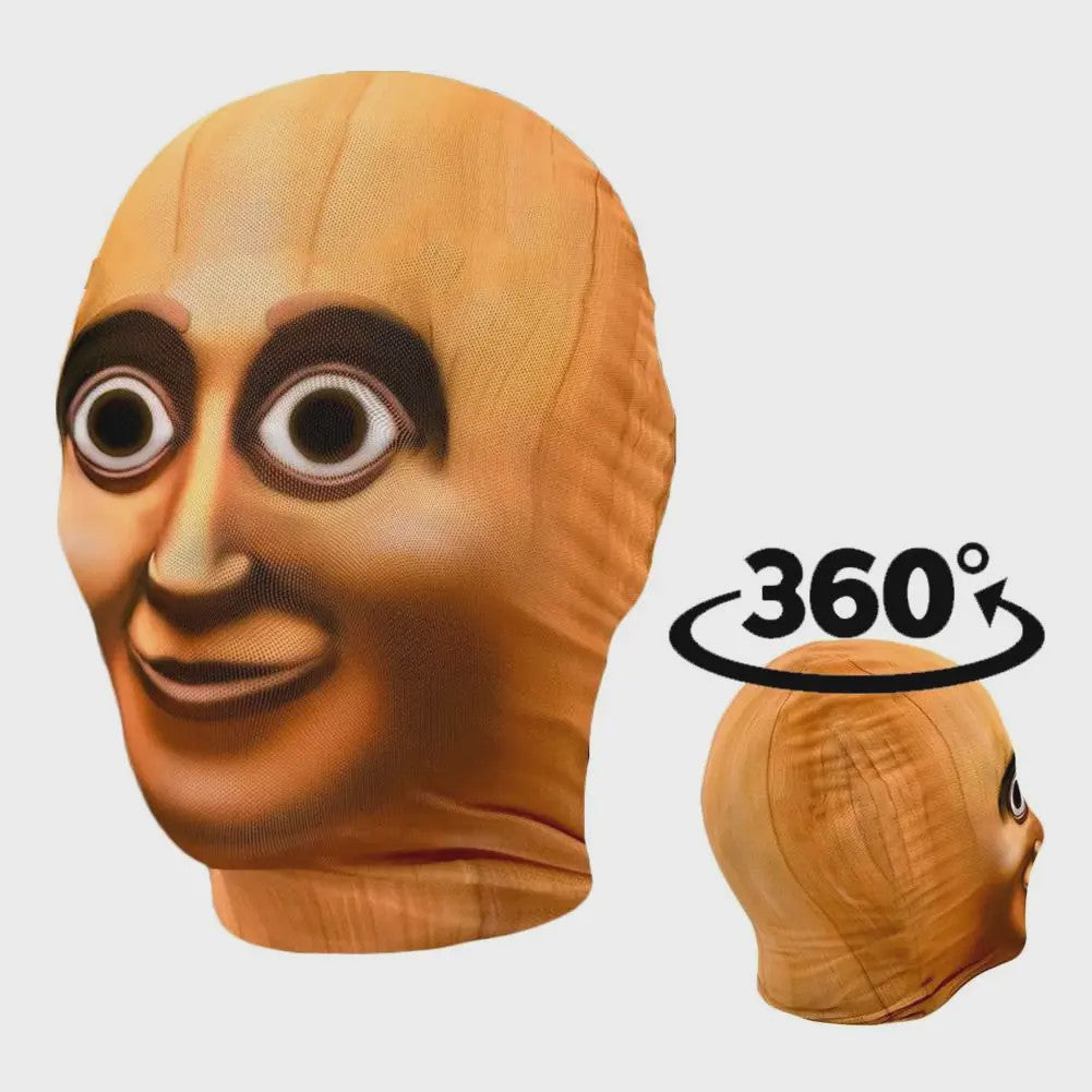 3D Geprinte Volledig Gezicht Masker Balaclava - Elastische Mesh Hoofddeksel voor Cosplay & Feestkostuums