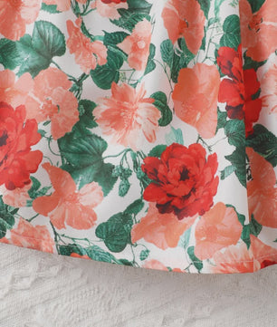 Zomerjurk met Hoofdband voor Baby Meisjes (0-2 Jaar) - Bloemendruk