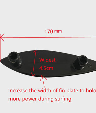4.5 Inch G5 Surf Fin Set met Schroeven voor Softboards