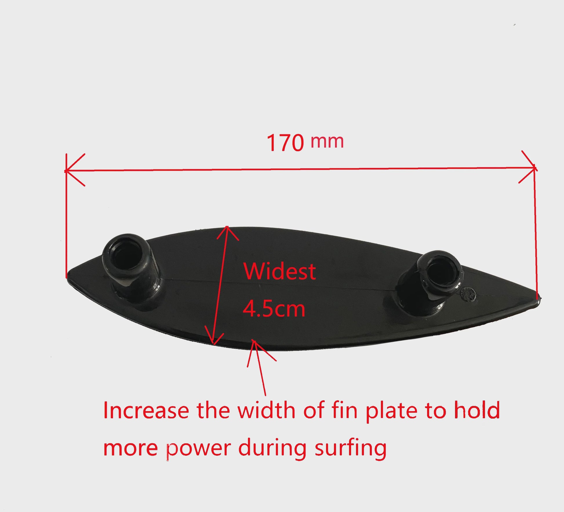 4.5 Inch G5 Surf Fin Set met Schroeven voor Softboards